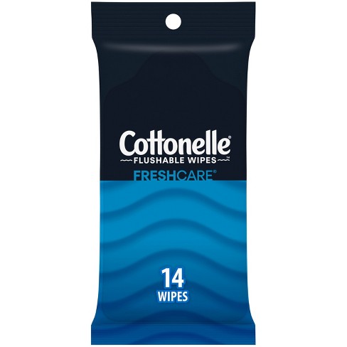 Cottonelle Flushable On-the-go Travel Wet Wipes - Unscented - 14ct : Target