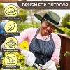 Solaris Women's Ponytail Hole UPF 50 Sun Protection Hat for Garden Hiking Safari Outdoor Beach, Adjustable Chin Strap and Breathable Mesh - 4 of 4