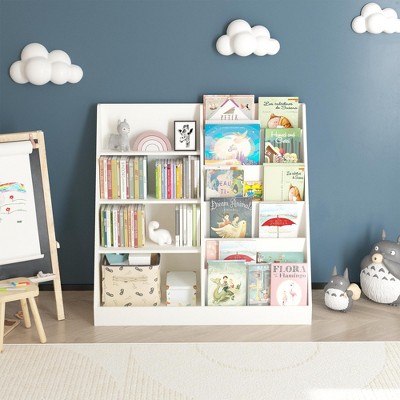Vynxaria Toy Storage Organizer: Kids Bookshelf with Legs, Multifunctional Storage for Kids' Room, Living Room, Nursery - Stylish & Practical