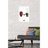 Trends International Marvel Deadpool & Wolverine - Mask and Claws One Sheet Framed Wall Poster Prints - 2 of 4