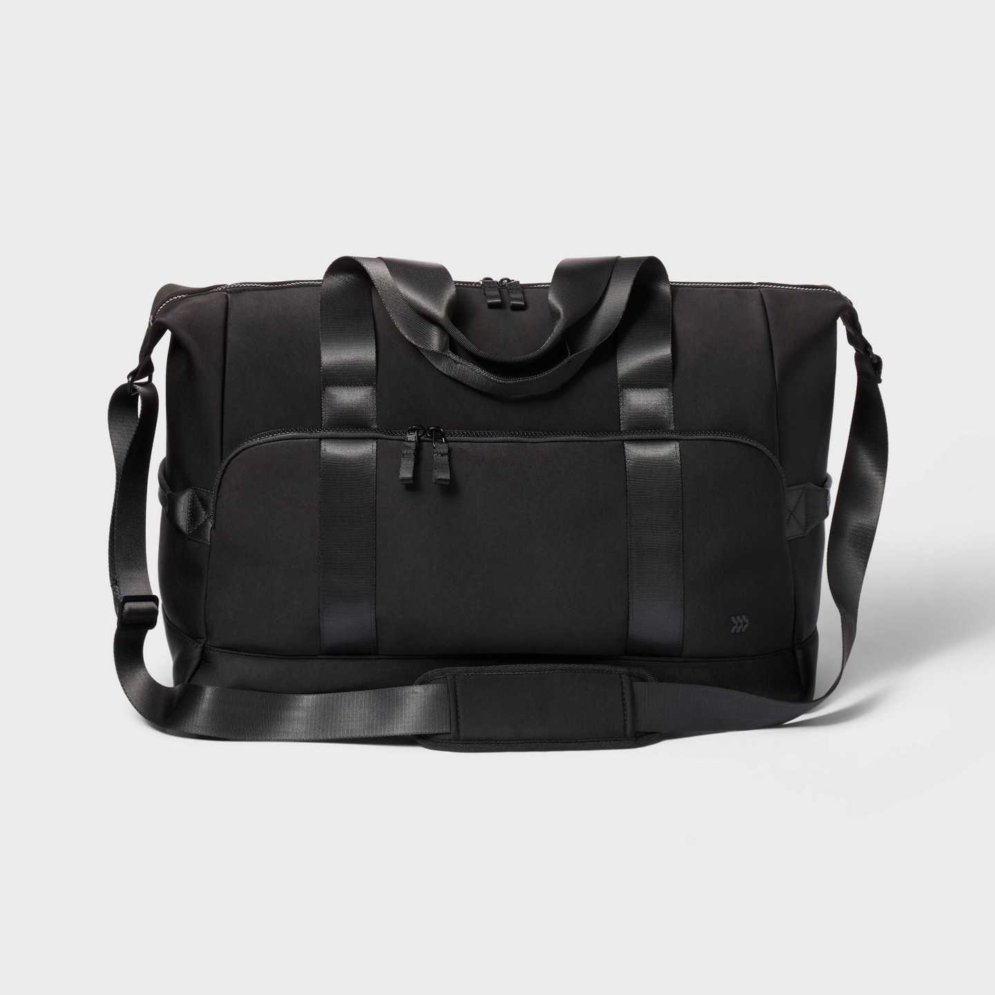 Сумка All In Motion Faux Neoprene Weekender Travel Carry On, цвет: Чёрный — фото 1