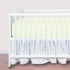 100% Organic Cotton Crib Sheets Pack of 2, Soft & Cool, GOTS Certified by California Design Den - 4 of 4