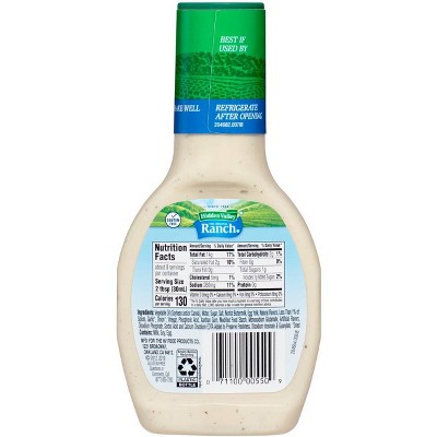 Hidden Valley Original Ranch Salad Dressing &#38; Topping - Gluten Free - 8 fl oz