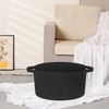 Unique Bargains Woven Handcrafted Cotton Rope Decorative Storage Basket 19" x 13.5" x 11" - 4 of 4