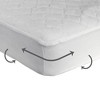 Sealy Cooling Moisture Wicking Waterproof Crib Mattress Pad - White - image 3 of 4