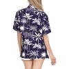 HAPPY BAY Button Down Shirt for Women Casual Summer Beach Party Hawaiian TShirts Short Sleeve Vacation Tops Tee Shirts Blouses for Women - 3 of 4