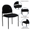 Flash Furniture Comfort Stackable Steel Side Reception Chair - image 3 of 4