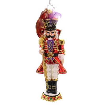 Christopher Radko 7.25" Baron Von Plume Nutcracker Ornament  -  Tree Ornaments