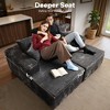XIZZI Plush Sofa Sets with Pure Sponge Comfort, Ultra Supportive No Assembly Required Sectional Couch, High-Density Sponge for Lasting Relaxation - 4 of 4