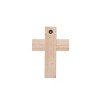 White Cross with Wood Beads Wall Décor  - Foreside Home & Garden - 3 of 4