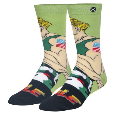 ODD SOX, Street Fighter 2 Characters Funny Crew Socks, Video Games, Assorted