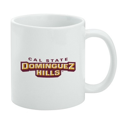 California State University Dominguez Hills Secondary Logo Ceramic Coffee Mug Novelty Gift Mugs for Coffee Tea and Hot Drinks 11oz White