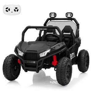 24V Kids Off-Road UTV, 2-Seater Electric Ride On with Remote Control, Bluetooth Audio, Dual Motors, Outdoor Vehicle for Ages 3-8 - 1 of 4
