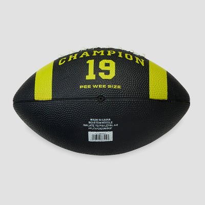 Champion Blitz Football Pee Wee Size Football - Black/Yellow