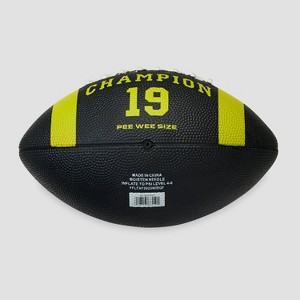 Champion Blitz Football Pee Wee Size Football - Black/Yellow - 1 of 4