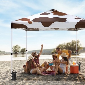 EAGLE PEAK 10x10 Pop Up Canopy Instant Tent w/ 4 Weight Bags - 1 of 4