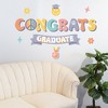 Big Dot of Happiness Groovy School Graduation Party Photo Backdrop - Wall Decals - 2 of 4