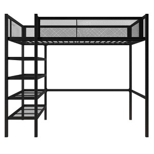 Tara Metal Storage Loft with Bookcase - Room & Joy - 1 of 4