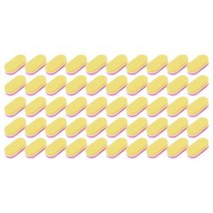 Unique Bargains Comfortable Mini Block Oval Nail Buffers 50 Pcs - 1 of 4