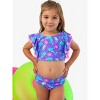 RuffleButts Baby Girls UPF50+ Butterfly Tankini - 3 of 4
