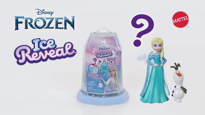 Disney Frozen Ice Reveal Surprise Small Doll with Ice Gel, Character Friend &#38; Play (Dolls May Vary), 2 of 6, play video