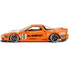 Honda NSX Kaido Racing V1 Orange with White Hood "Kaido House" Special 1/64 Die Cast Model Car by True Scale Miniatures - 3 of 4