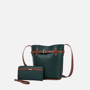 MKF Collection Odette Women’s 2-Piece Bucket Bag & Wallet by Mia K - 1 of 4