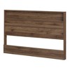 South Shore Queen Musano Headboard Natural Walnut: 5-Year Warranty, Laminated Particle Board, Storage Compartment - image 2 of 4