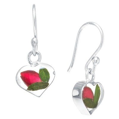 Fine Jewelry Drop Earring Sterling Red