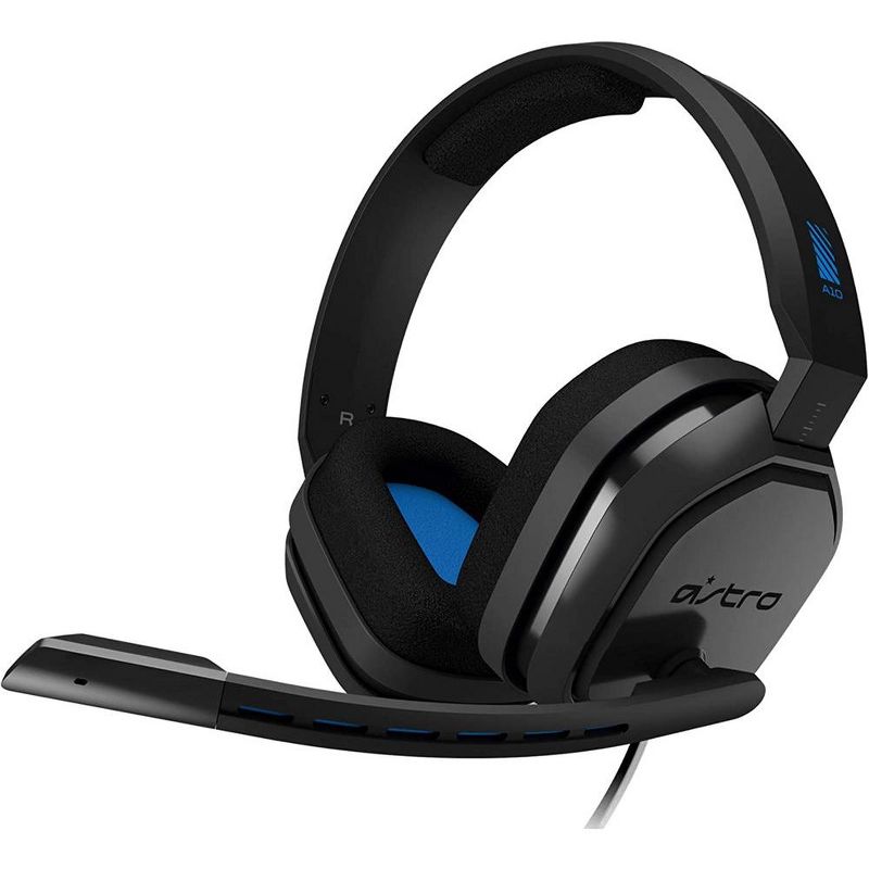 ASTRO Gaming A10 Wired Gaming Headset PlayStation  Black/Blue, 1 of 8