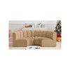 Meridian Furniture,Arc Velvet Modular Sofa - 2 of 4
