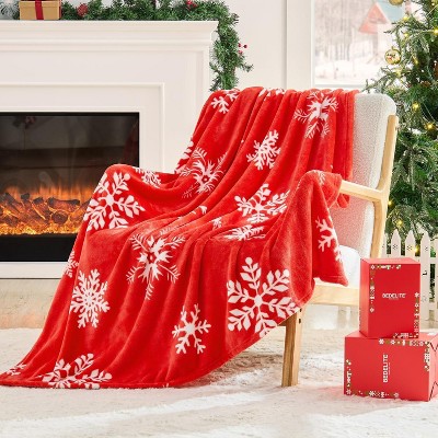 Christmas Throw Blanket¨C Cozy Holiday Blanket, Soft Lightweight Christmas Blanket for Couch & Bed, Festive Home Decor & Gift.