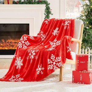 Christmas Throw Blanket¨C Cozy Holiday Blanket, Soft Lightweight Christmas Blanket for Couch & Bed, Festive Home Decor & Gift. - 1 of 4