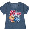 Girls' - Paw Patrol - Americana Graphic Short Sleeve Fleece Dress - 2 of 4