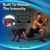 Stamina X 12" to 24" Adjustable Height Plyo Step Up Exercise Box For Home Workout with Access to Muuv, Non-Slip Surface and Workout Guide, Black/Red - 3 of 4