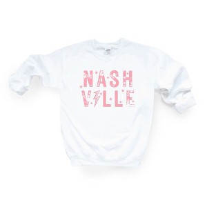 Simply Sage Market Women's Graphic Sweatshirt Pink Nashville - 1 of 2