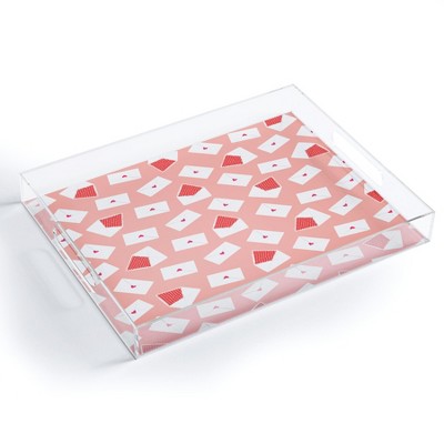 Joy Laforme Love Mail Acrylic Tray - Deny Designs : Target