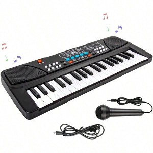 Piano Keyboard, 37 - Key Portable Electronic Piano with Microphone - 1 of 4