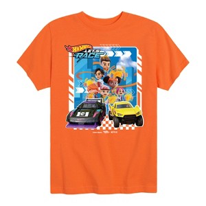 Boys' - Hot Wheels - Let's Race Characters with Cars Short Sleeve Graphic T-Shirt - 1 of 4