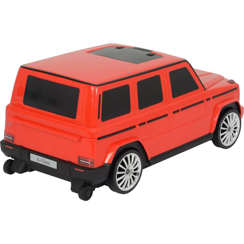 Best Ride on Cars Mercedes G Class Convertible Carry On Suitcase - Red, 5 of 9
