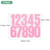 Unique Bargains Vinyl Waterproof Self-Adhesive Multipurpose Mailbox Numbers 8 Sheets - 3 of 4