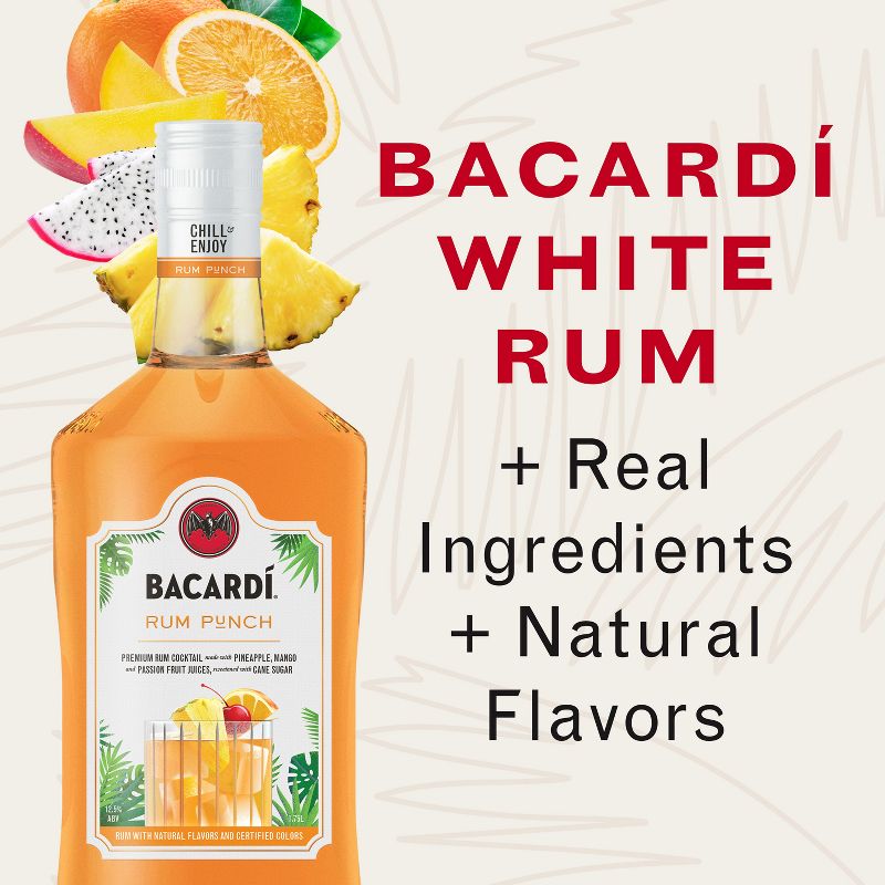Bacardi Rum Punch Classic Cocktail - 1.75L Bottle, 4 of 8