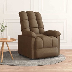 CLIHOME Recliner Chair with Adjustable Backrest and Footrest,Modern Lounge Chair Thick Padded Seat for Living Room & Bedroom - 1 of 4