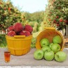 Cornucopia Brands Round Wood Baskets; Wooden Fruit Buckets w/ Handle for Farmers Market, Easter, Hostess Gift - 4 of 4