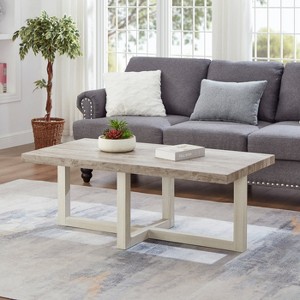 Roundhill Furniture Luno Contemporary Coffee Table - 1 of 4