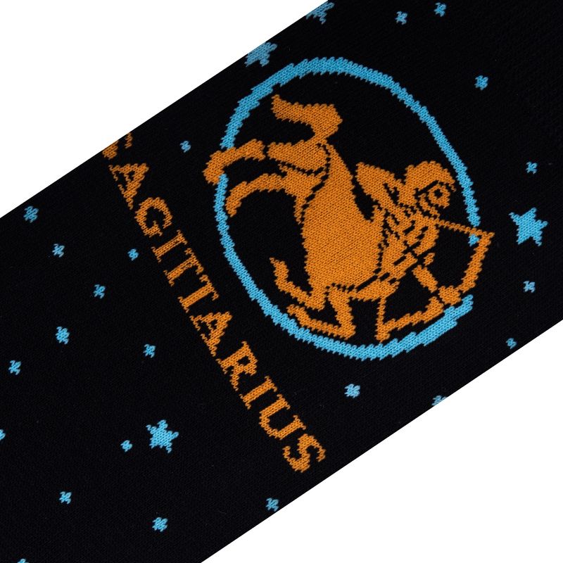 Cool Socks, Zodiac Sign Fun Astrology Gifts for Women, Crew Length, Adult, 4 of 6