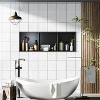 Stainless Steel Shower Niche, 12" X 12" No Tile Needed Recessed Shower Niche Shelf,Modern Wall Storage Niche for Bathroom Storage, Brushed - 3 of 4