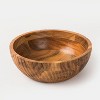 Stria Acacia Wood Bowls- Set of 3 - 2 of 4