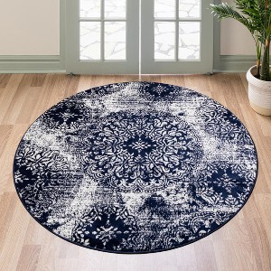Unique Loom Sofia Grand Floral Indoor Woven Area Rug - 1 of 4