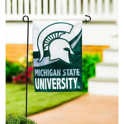 Flag, DS New Burlap, Garden, Michigan State University